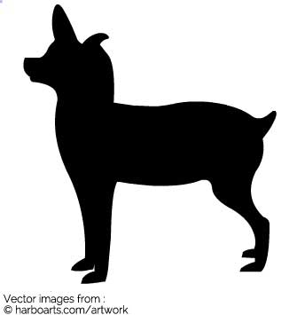 335x355 Download Chihuahua Silhouette