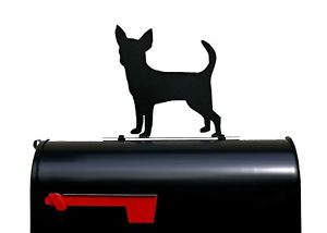 300x214 Chihuahua Silhouette Mailbox Topper Sign