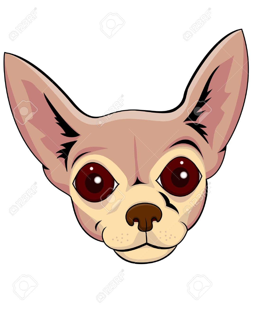 1072x1300 Chihuahua Clipart Face