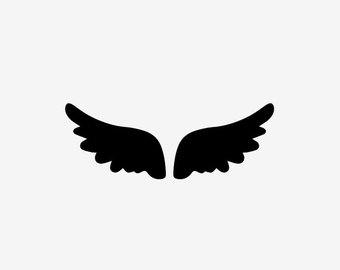 340x270 Angel Wing Svg Etsy