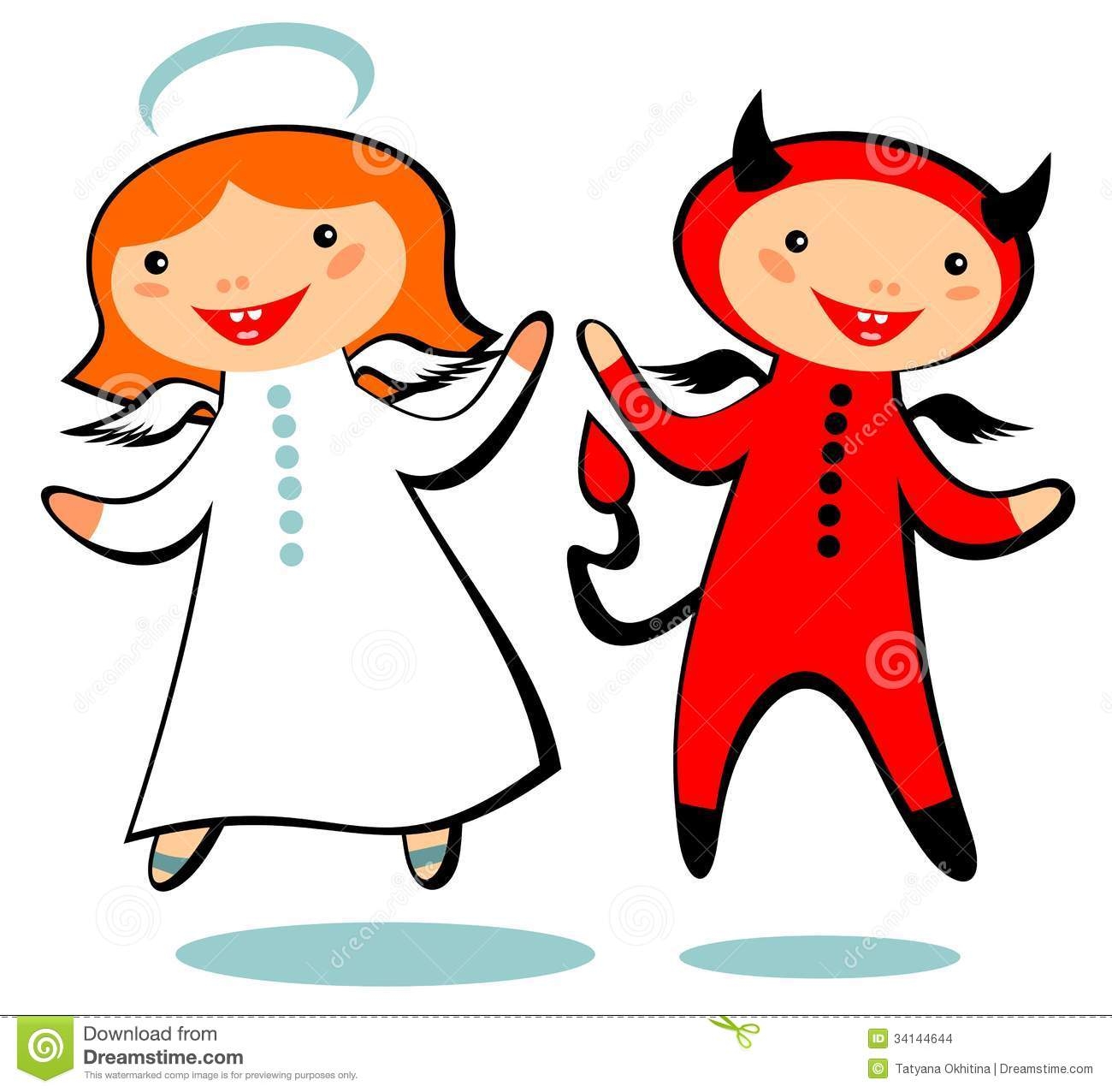 1300x1276 Devil Angel Clipart