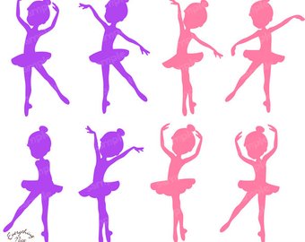 340x270 Ballerina Silhouette Etsy