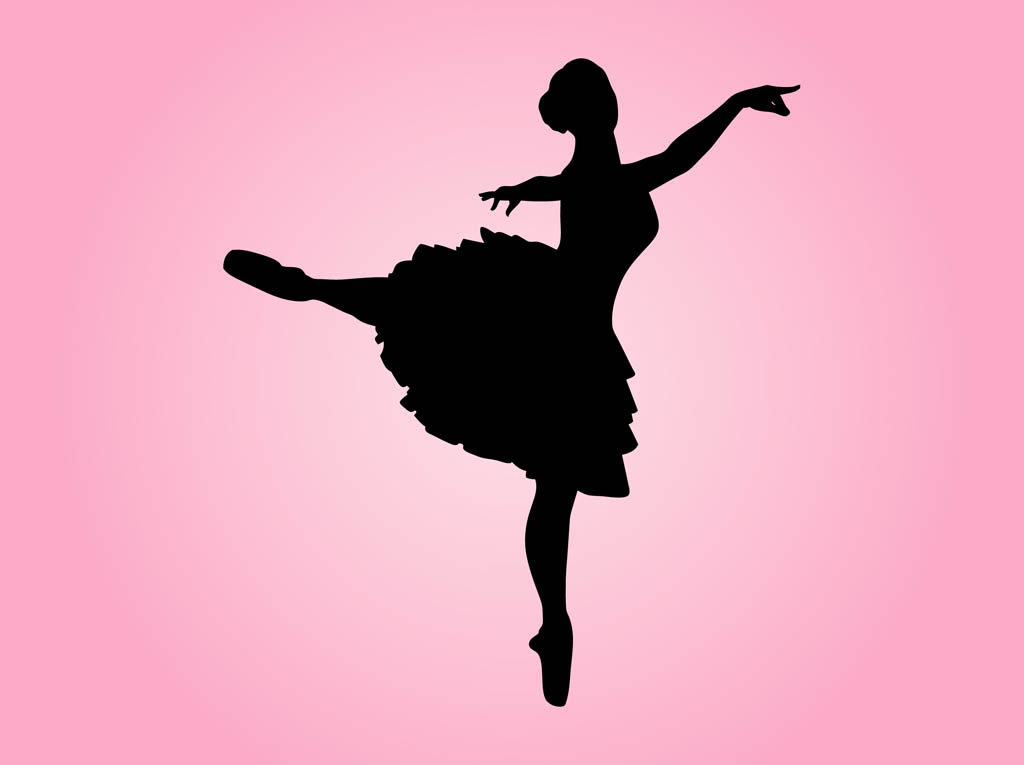 1024x765 Dancing Ballerina Silhouette Free Vectors Ui Download