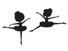 236x176 Silhouette Wall Art Ballerina Black Silhouette Floral Dance Baby