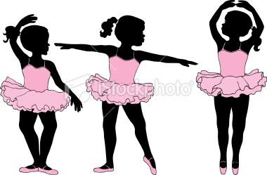 380x249 Little Girl Ballet Dancers In Silhouette Ballerina Silhouette