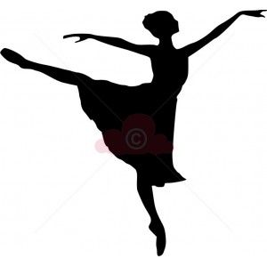 300x300 Ballet Dancer Silhouette