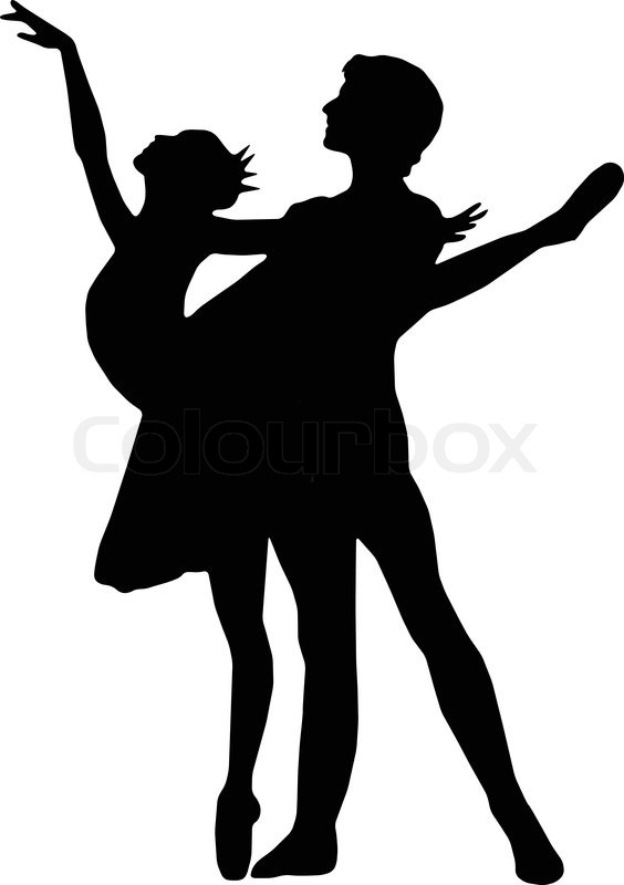 564x800 Ballet Dancer Silhouette 101 Clip Art