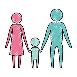 300x300 Two Parents Royalty Free Illustrations