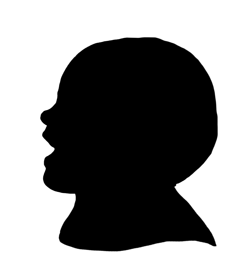 797x886 Face Silhouettes Of Men, Women And Children