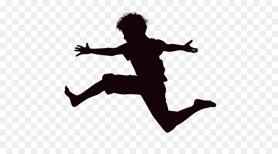 Child Jumping Silhouette at GetDrawings | Free download