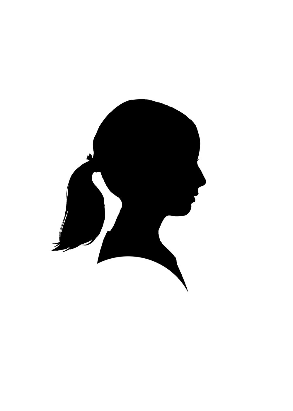 Child Profile Silhouette at GetDrawings | Free download