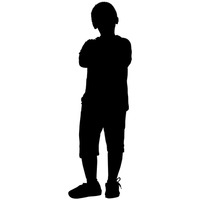 200x200 Education Educate Educating Silhouette Silhouettes Boy Boys Human