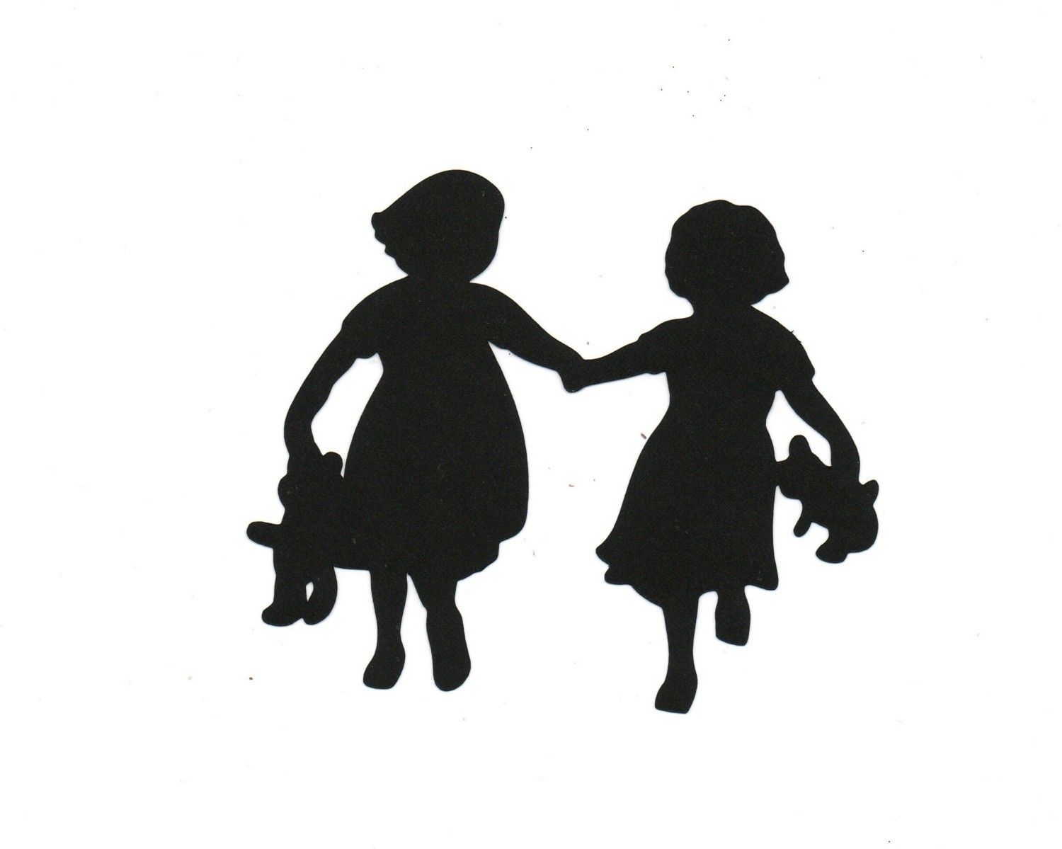1500x1199 Sisters Child Silhouette Silouettes Silhouettes