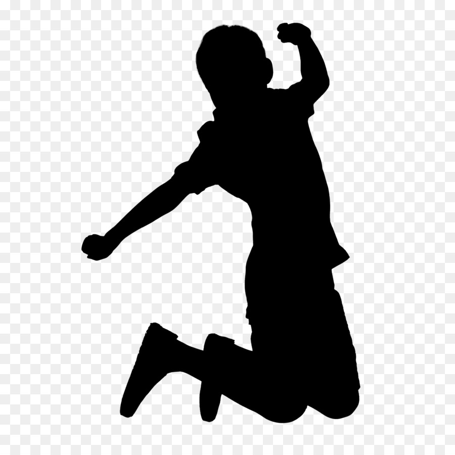 900x900 Child Silhouette Jumping