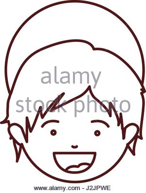 300x397 Head Face Baby Boy Son Image Stock Vector Art Amp Illustration