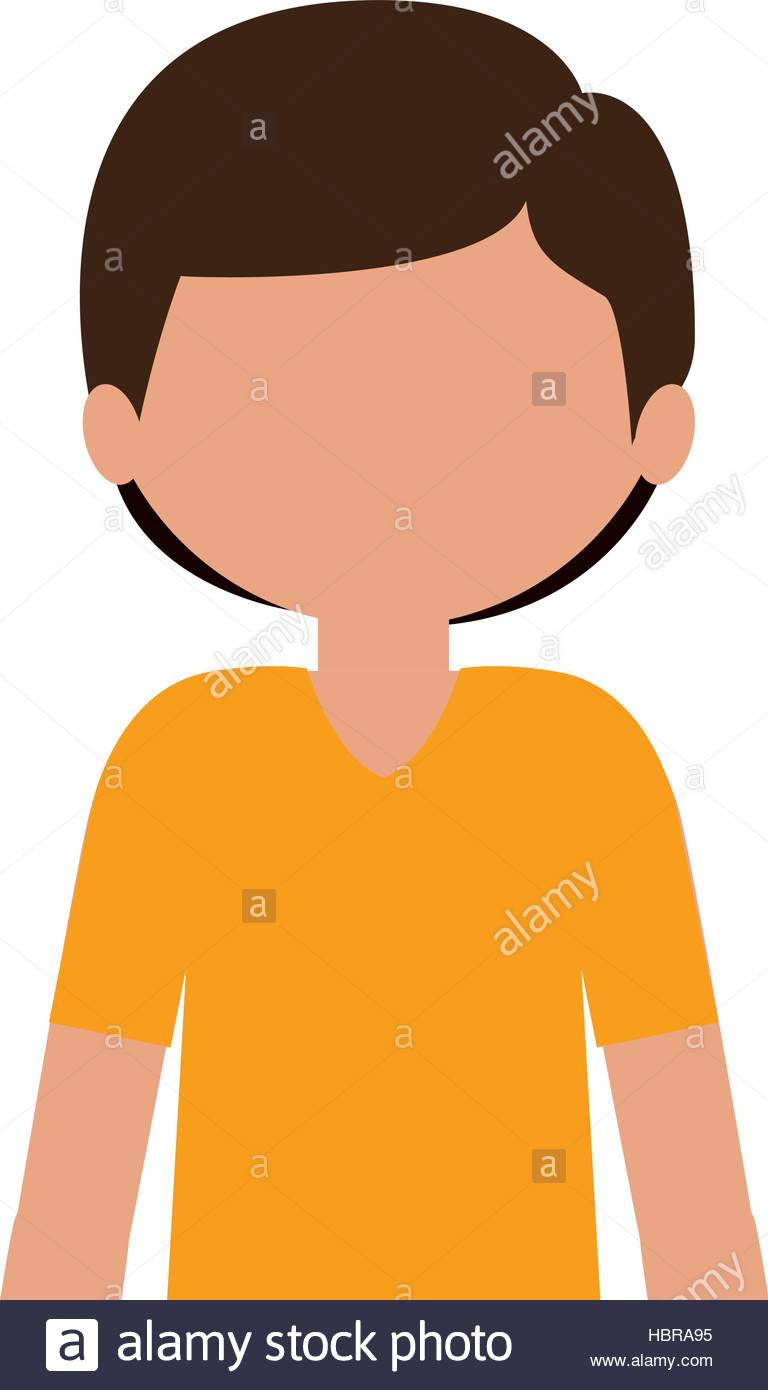 768x1390 Silhouette Half Body Child With T Shirt And Shorts Without Face