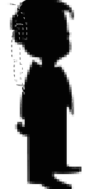 298x608 Child, Youngster, Outline, Black, Dark, Silhouette, Standing