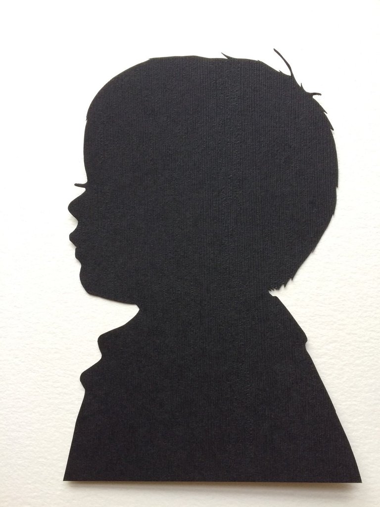 768x1024 Custom Hand Cut Silhouette Portrait