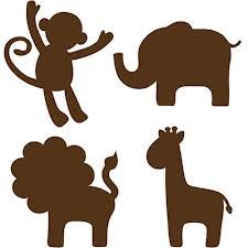 225x225 Baby Elephants Set Svg Dxf File Instant Download Stencil
