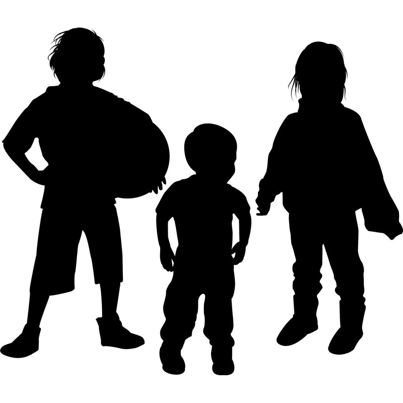 800x800 Child Silhouette Clipart