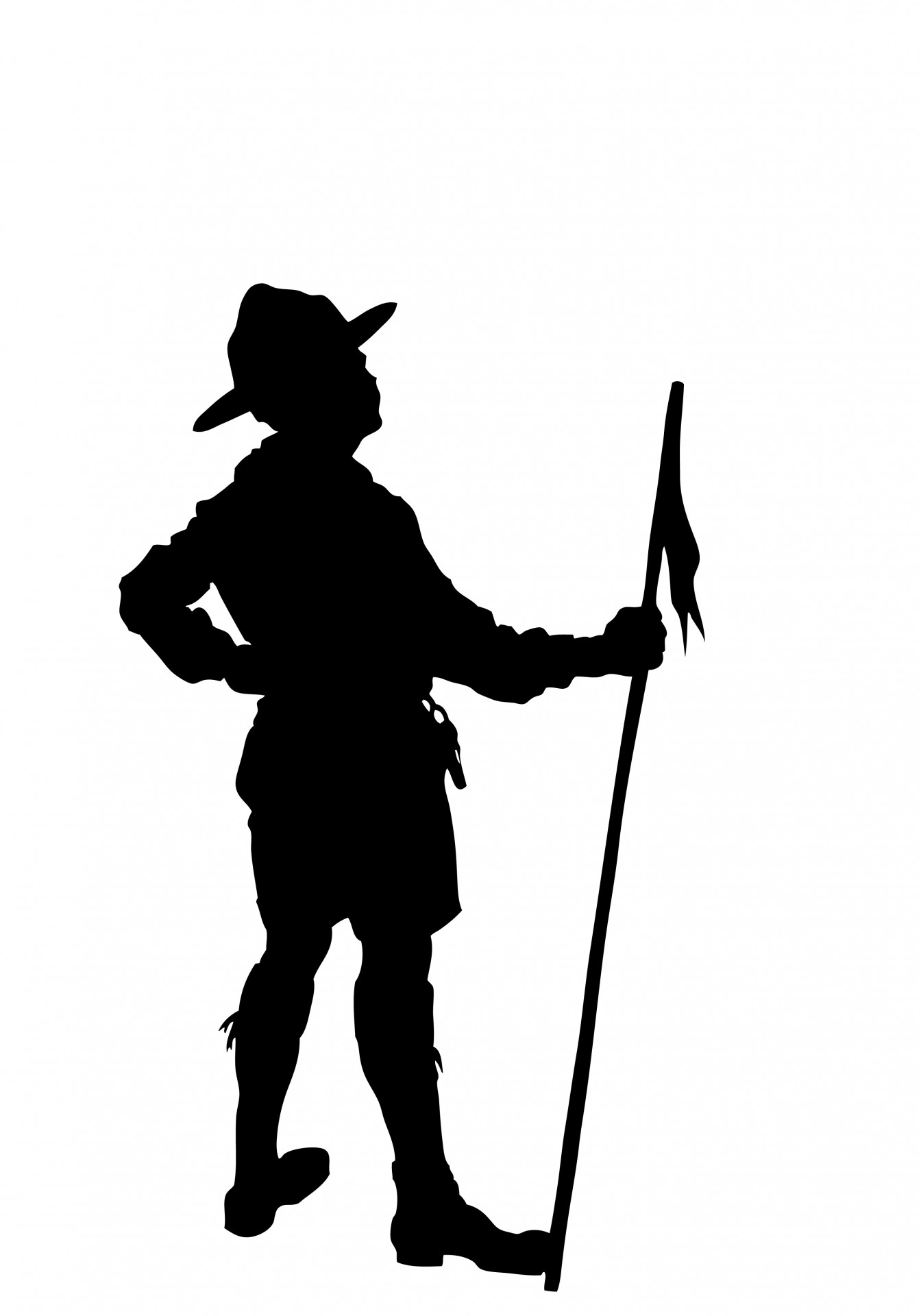 1344x1920 Silhouette Clipart Public Domain