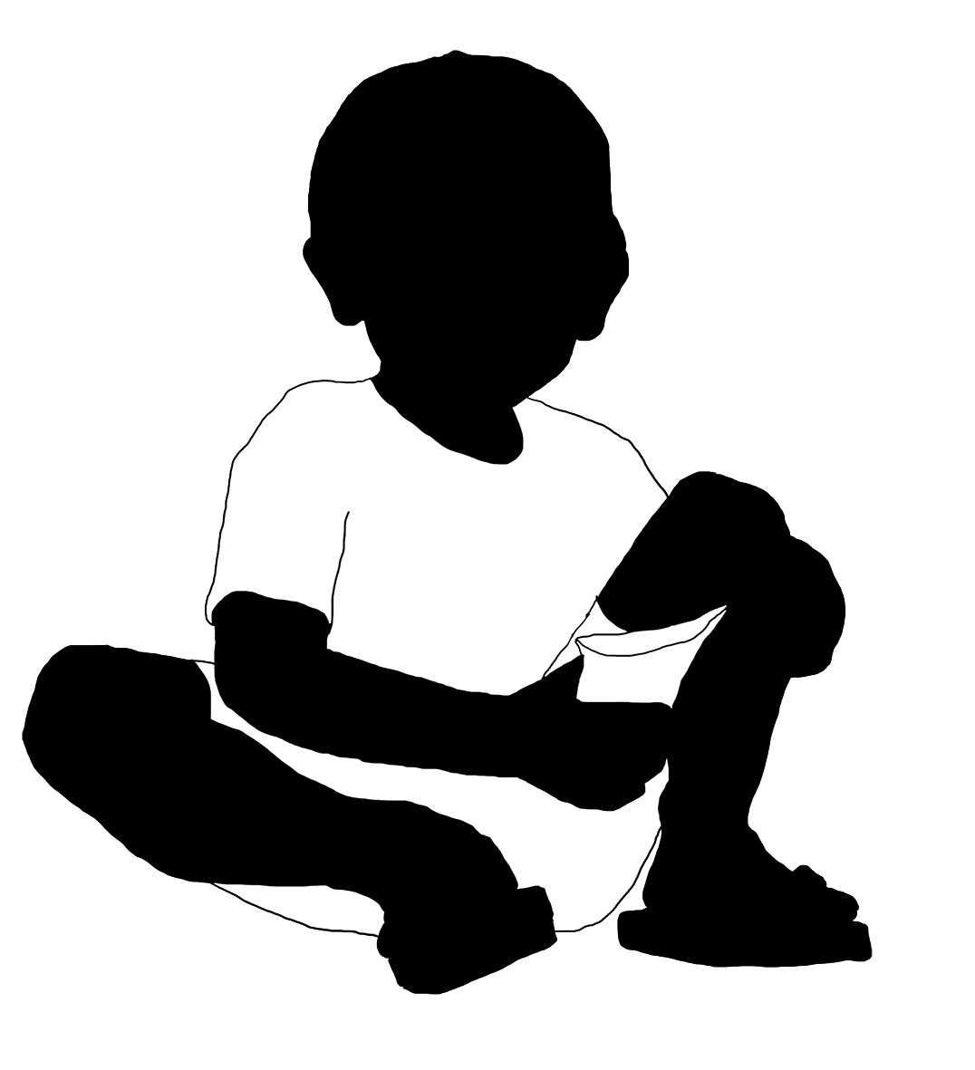 1076x1181 Beautiful Silhouettes Of Children