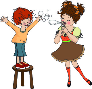 320x310 Happy Child Free Vector Silhouette Free Vector Download (10,073