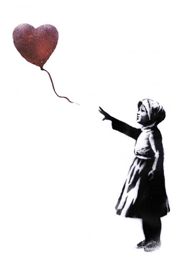 620x827 Banksy Reworks Girl With Heart Balloon To Mark Third Anniversary