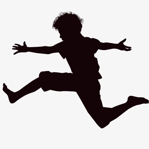 500x500 Children Silhouettes Children Silhouettes Image, Run, Play