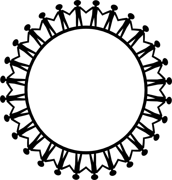 576x600 Two Kids Holding Hands Silhouette Tattoo