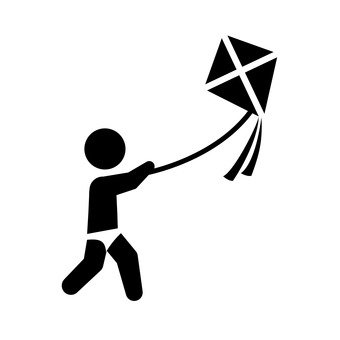 340x340 Free Silhouettes 2 People, Summer, Icon