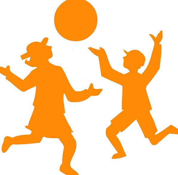 596x585 Children, Broods, Live, Ball, Sphere, Playing, Run, Silhouette