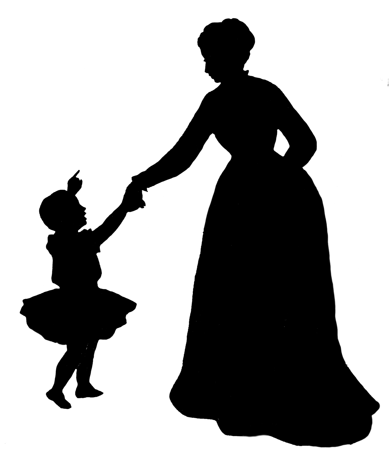 1267x1477 Silhouettes Of People