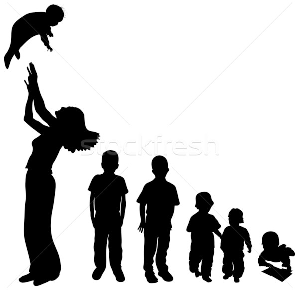 600x582 Children Silhouettes Vector Illustration Petr Vaclavek (Orson