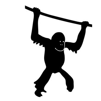 341x340 Free Silhouette Vector Toy, Plush Doll