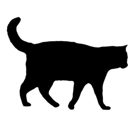 270x270 Cat Silhouette Stencil Free Stencil Gallery