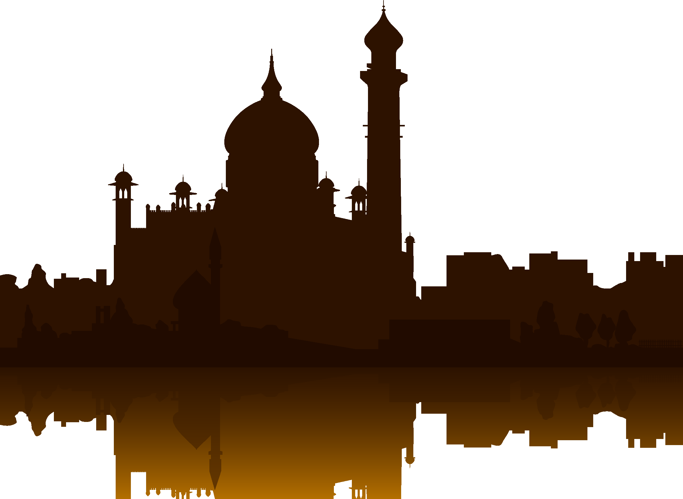 2244x1638 Taj Mahal Building Silhouette