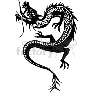 300x300 Royalty Free Chinese Dragons 041 383893 Vector Clip Art Image