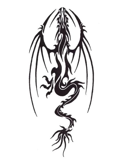 480x622 Side View Chinese Dragon Head Template Dragon Silhouette Top