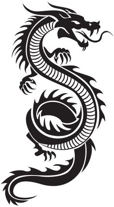 236x427 Stencil Chinese Dragon Stencil By ~beraka On Cool