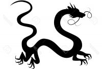 200x135 Top Chinese Dragon Silhouette Clip Art Vector Cdr