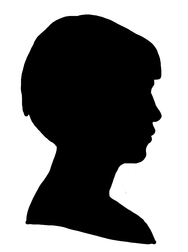 635x851 Face Silhouettes Of Men, Women And Children