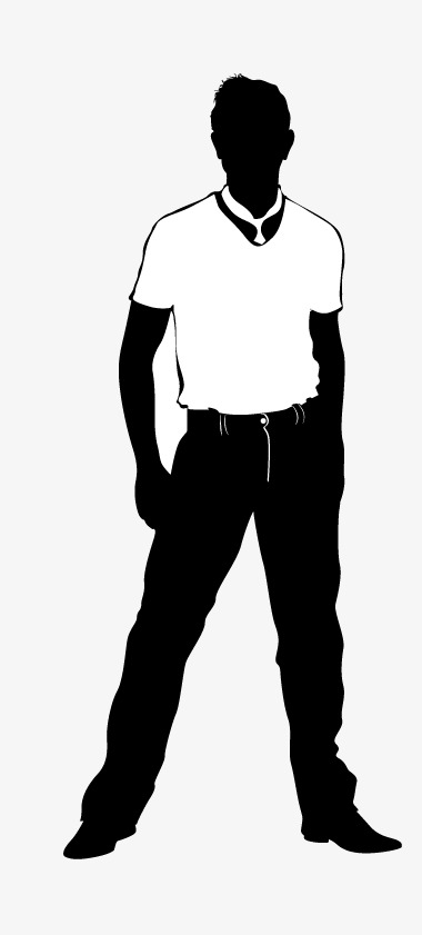 380x841 Male Models, Man Silhouette, Vector Man Png And Vector For Free