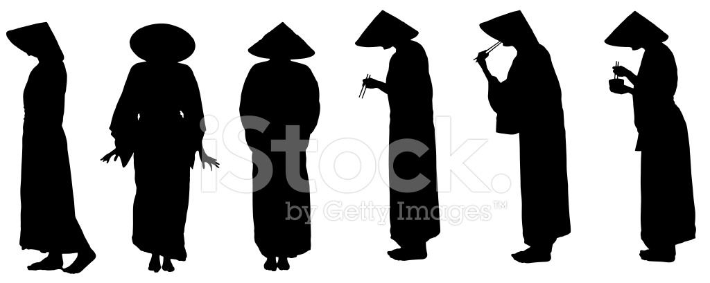 1024x409 Vector Silhouette Of Stock Vector