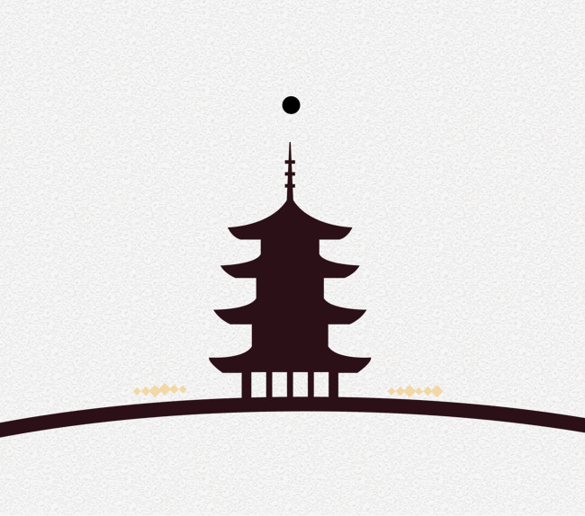 650x574 Silhouette Of Chinese Ancient Architecture, Ancient Architecture
