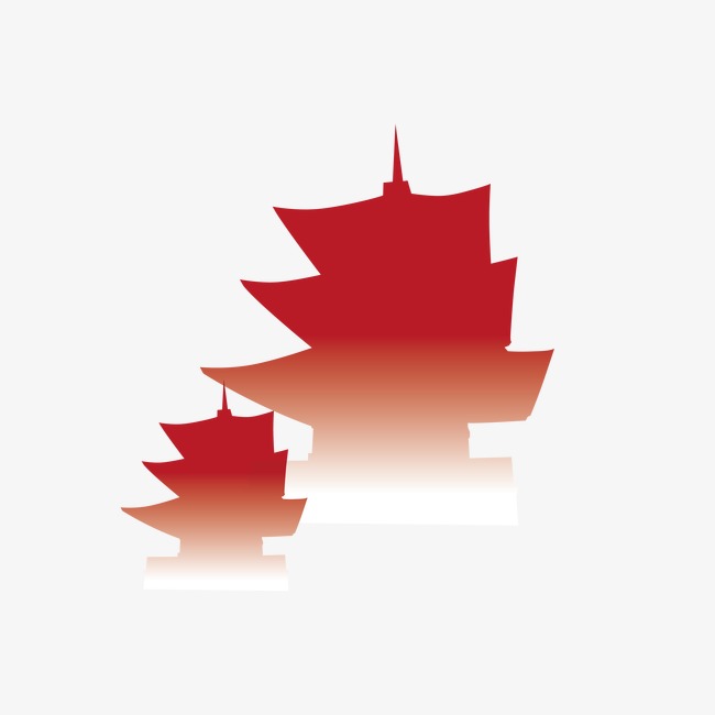 650x650 China Wind Silhouette, Chinese Style, Sketch, Building Png Image