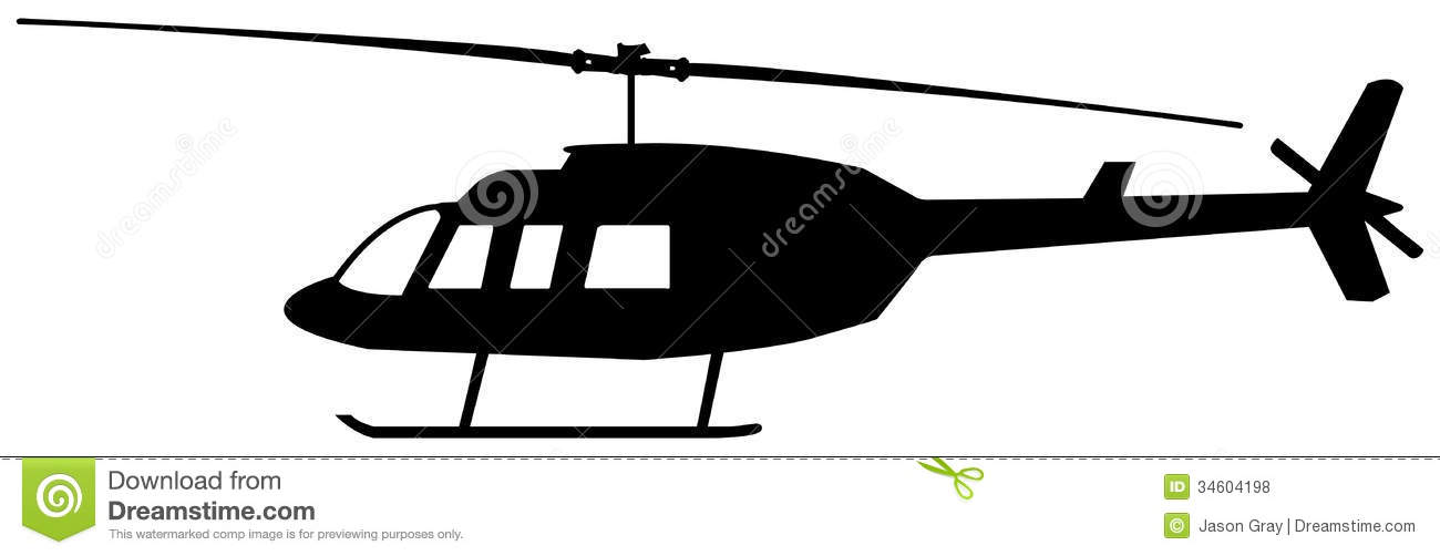 1300x502 Helicopter Silhouette Clip Art