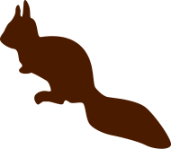 190x166 Vigilant Squirrel Chipmunk Silhouette By Zombie Pinguin Spreadshirt
