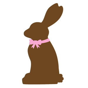 Chocolate Bunny Silhouette at GetDrawings | Free download