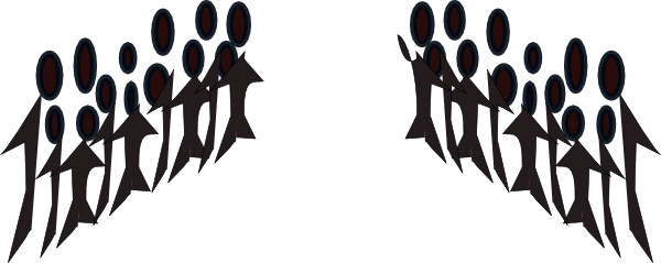 600x239 Images Of Choir Silhouette Clip Art